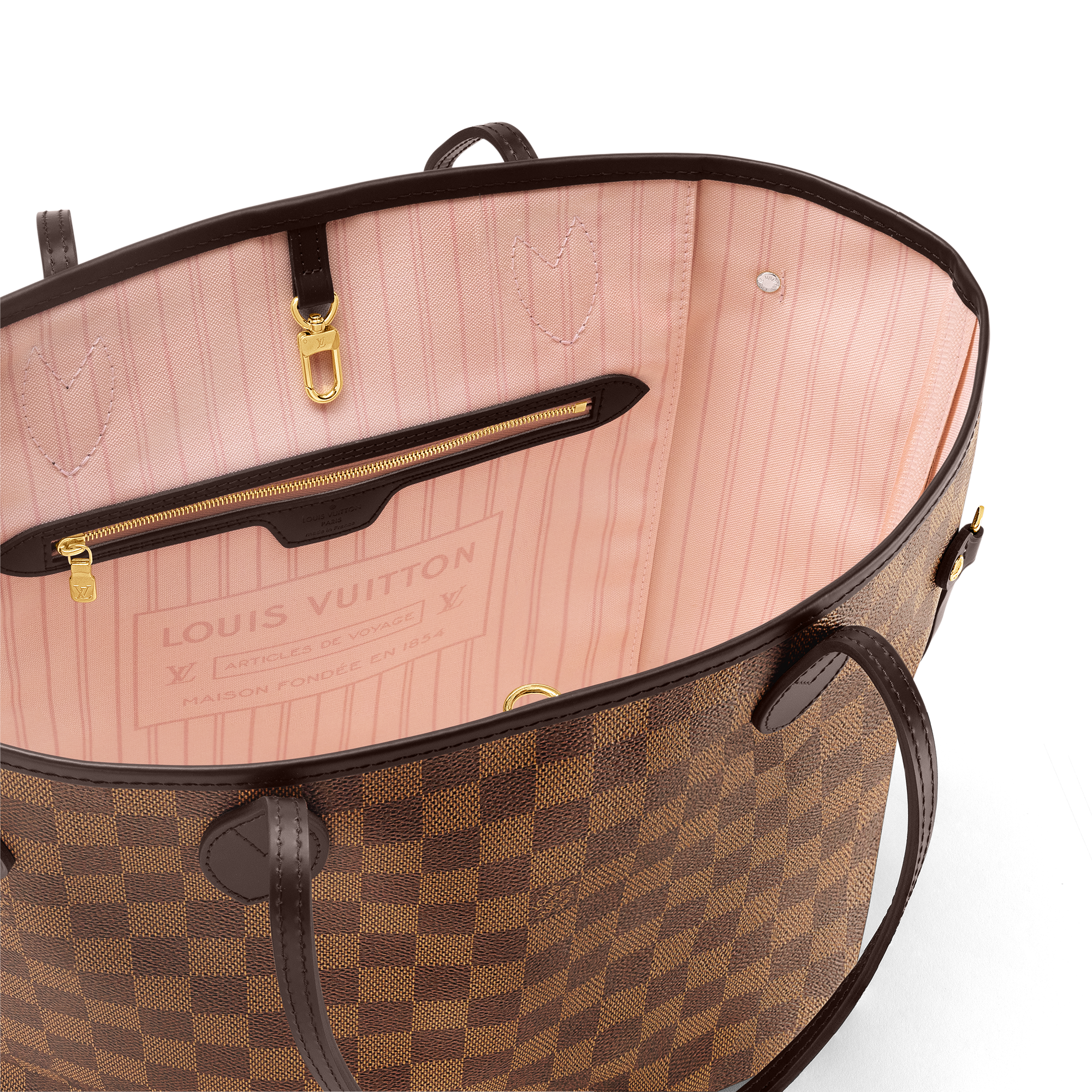 Neverfull white 2025 and pink